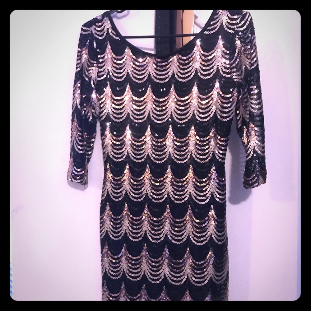 Sequined evening/NYE dress